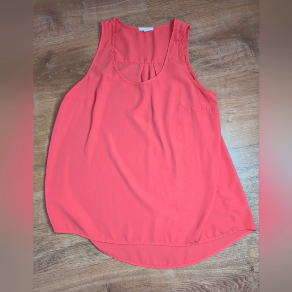 Pleione Pink Sleeveless Shell Top